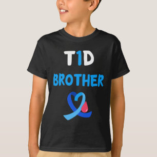 T1D Warrior Brother Diabetes Aufklärung Squad Supp T-Shirt
