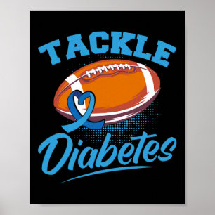 T1D Warrior Diabetes Awareness Handle Diabetes 1 Poster