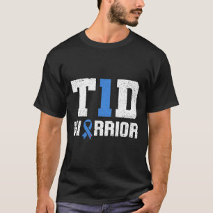 T1d Warrior Diabetes Warrior Diabetes Bewusstsein T-Shirt