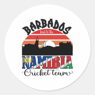 T20 Cricket Guyana Gastgeber der namibischen Crick Runder Aufkleber