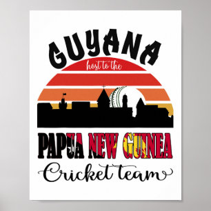 T20 Cricket Guyana Gastgeber für die neuseeländisc Poster