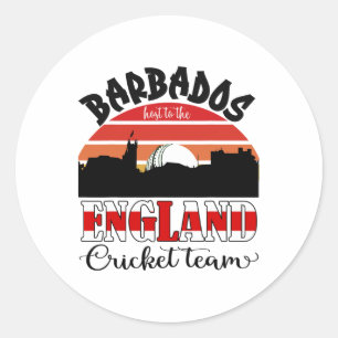 T20-Cricket-Rdos begrüßt die englische Cricket-Man Runder Aufkleber