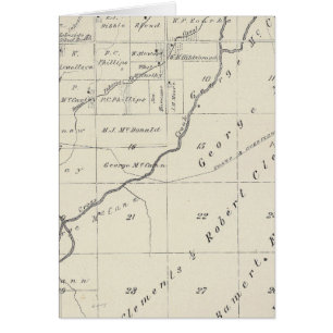 T20S R22E Tulare Landkreis Karte