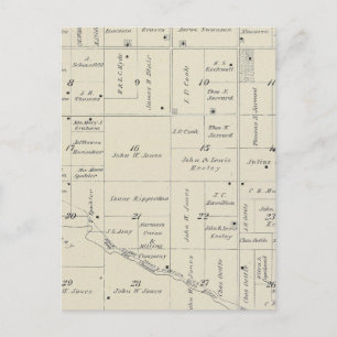 T20S R26E Tulare Landkreis Karte