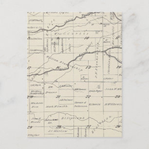 T21S R25E Tulare Landkreis Karte