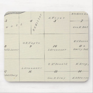 T23S R22E Tulare Landkreis Karte Mousepad