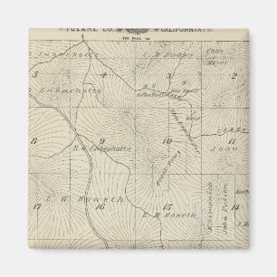 T23S R29E Tulare Landkreis Karte Magnet