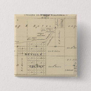 T24S R23E Tulare Landkreis Karte Button