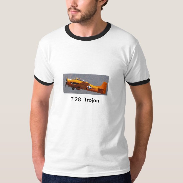 T28 gelbes POC, Trojan T 28 T-Shirt (Vorderseite)