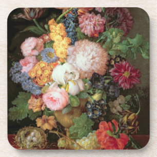 T30763 A noch Leben der Blumen und der Frucht Untersetzer
