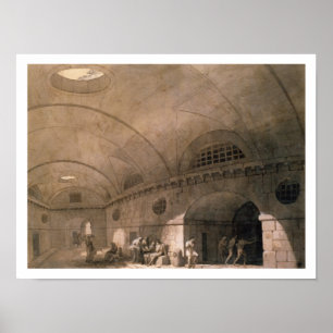 T31459 A Prison Scene, 1794 (Pen & Tinte, waschen, Poster