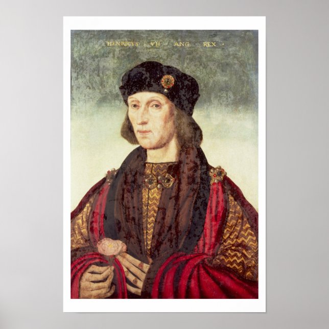 T31778 Portrait von Henry VII (1457-1509) Poster (Vorne)