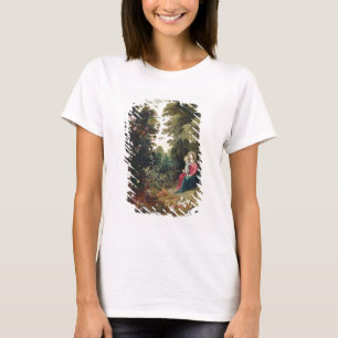 T32789 Madonna und das Kind in einer Landschaft T-Shirt