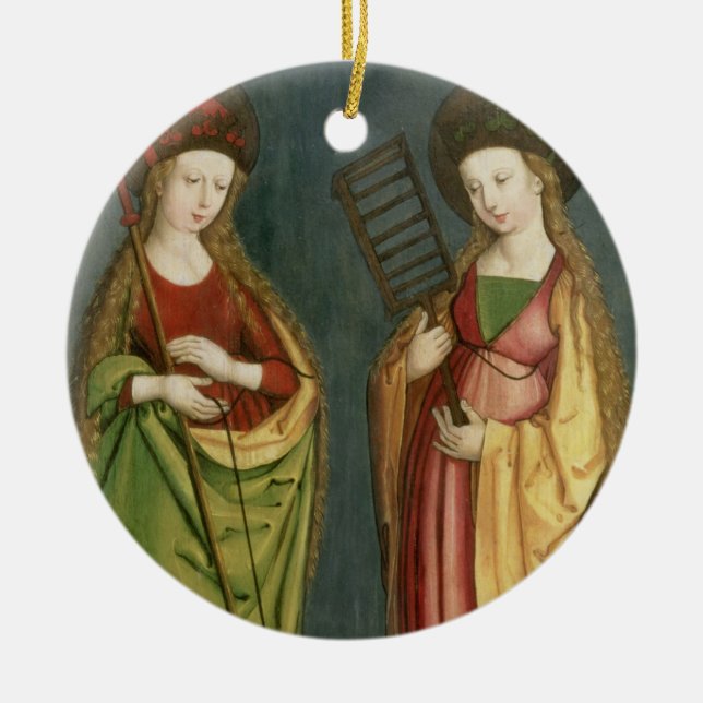 T32982 St Margaret von Antioch und von Keramik Ornament (Vorne)