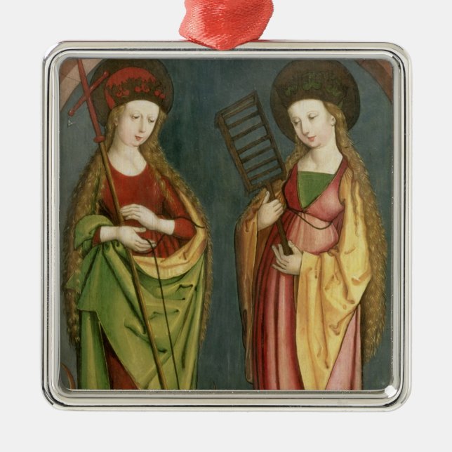 T32982 St Margaret von Antioch und von Ornament Aus Metall (Vorne)