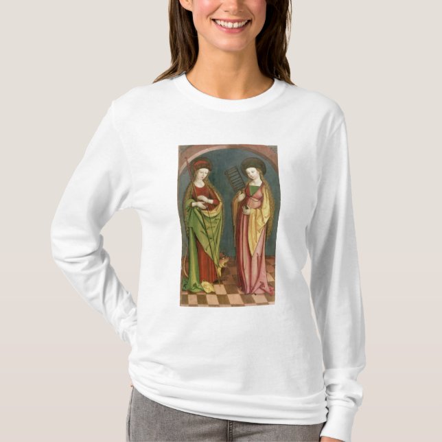 T32982 St Margaret von Antioch und von T-Shirt (Vorderseite)