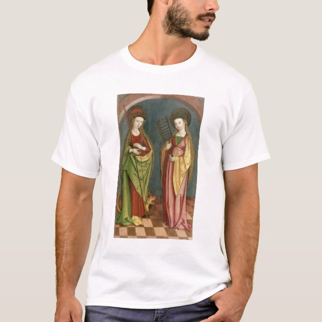 T32982 St Margaret von Antioch und von T-Shirt (Vorderseite)
