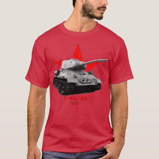 T3485 Militärpanzer WW2 T-Shirt