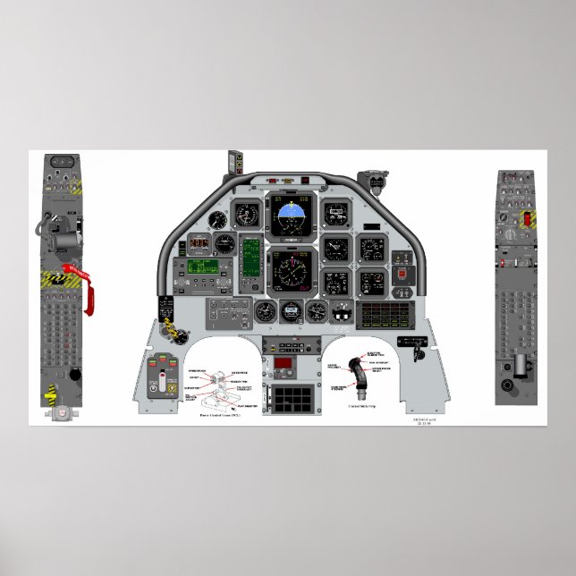 t6-Cockpit Poster (Vorne)