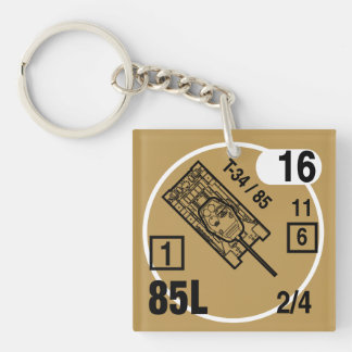 T-34/85 Schlüsselanhänger Fob