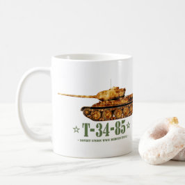 T-34-85 Weltkrieg Zweite sowjetische Mitteltank Zw Kaffeetasse