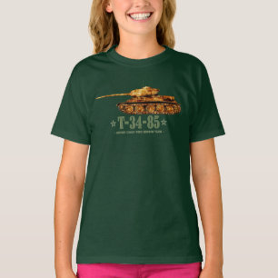 T-34-85 Zweiter Weltkrieg Sowjetischer Mittlerer P T-Shirt
