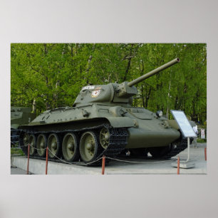 T-34 Tank Poster