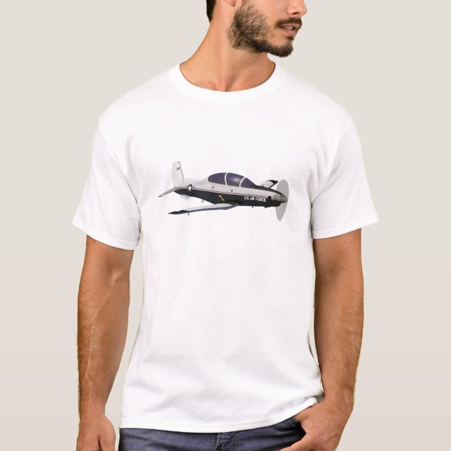 T-6 Texan-II-Trainerflugzeug T-Shirt (Vorderseite)
