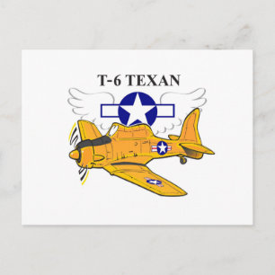 T-6 Texan Postkarte