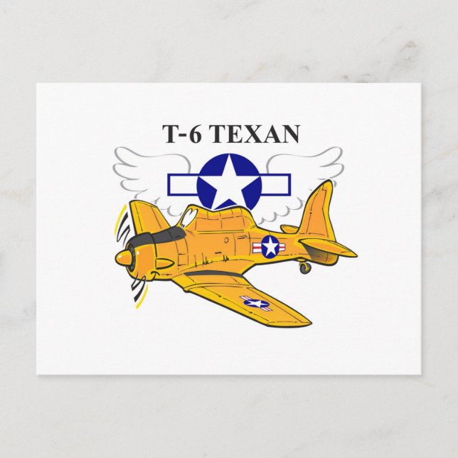 T-6 Texan Postkarte (Vorderseite)