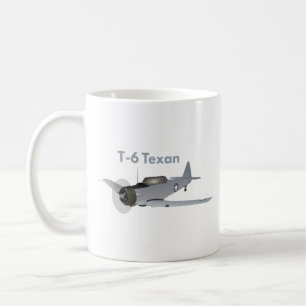 T-6 Texanische Trainerflugzeuge Kaffeetasse