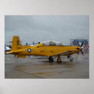 T-6A Texan II Jahrhundert der Marine Avaiation. Poster