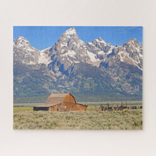 T.A. Moulton Barn Landschaftlich View Grand Tetons Puzzle
