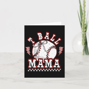 T-ball Mama Game Day Baseball Mama Softball Player Karte