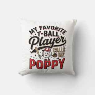 T-Ball Mohn Vintage-Engraving-Shirt-Design_1 Kissen