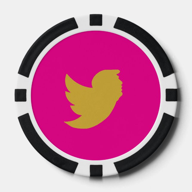 T BIRD DESIGN POKER CHIPS (Vorderseite)