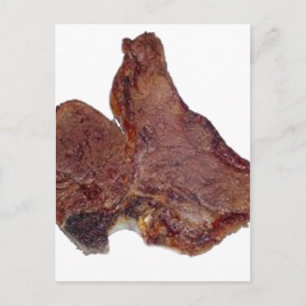 T-Bone-Steak Postkarte
