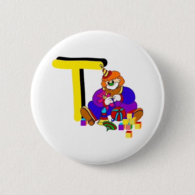 T-Clown Button (Vorderseite)