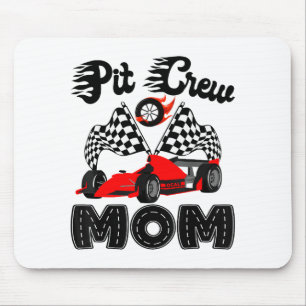 T Crew Mama Rennwagen Geburtstagsjunge Familie pas Mousepad
