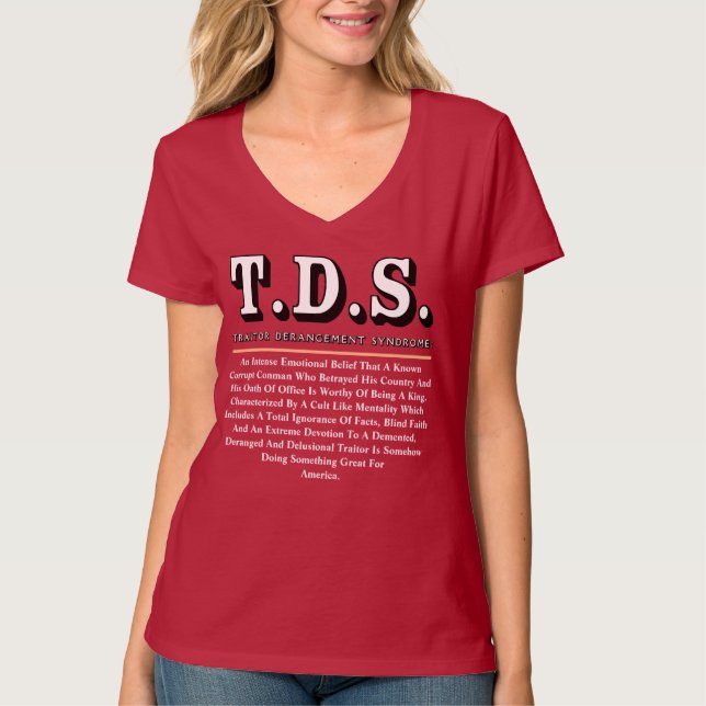 T.D.S. TRAITOR DERANGEMENT SYNDROM T-Shirt (Vorderseite)