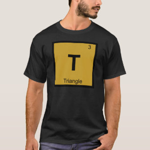 T - Dreieck Musik Chemie Periodensystem Symbol T-Shirt