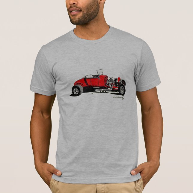 T-Eimer Straße Rod T-Shirt (Vorderseite)