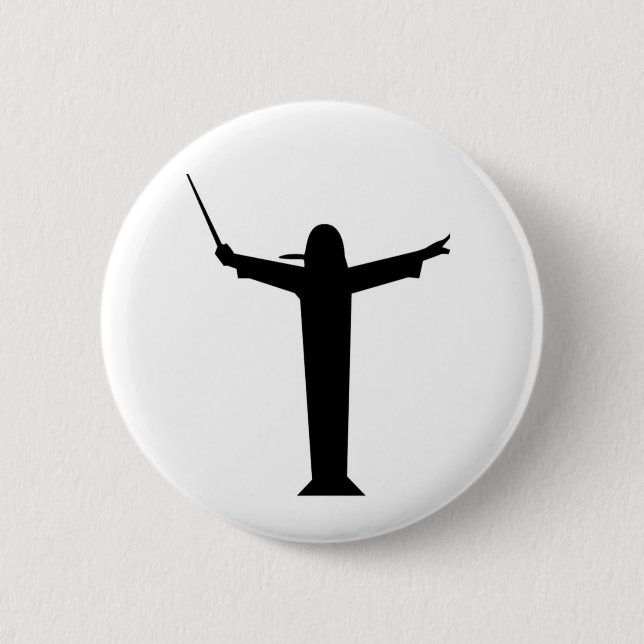 T für "Texas" Knopf Button (Vorderseite)