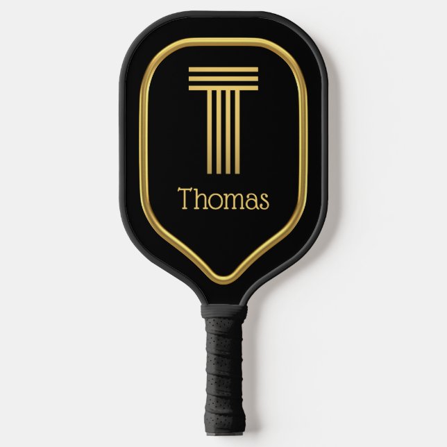T Gold Pickleball Paddle (Vorderseite)