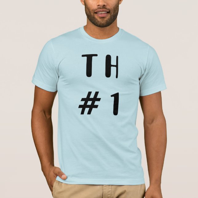 T H # 1 T-Shirt (Vorderseite)