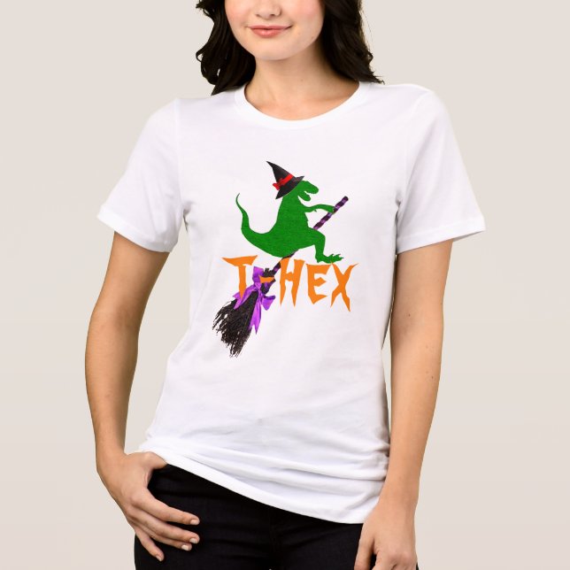 "T-Hex" Funny Halloween Tee - T-Rex Costume (Vorderseite)