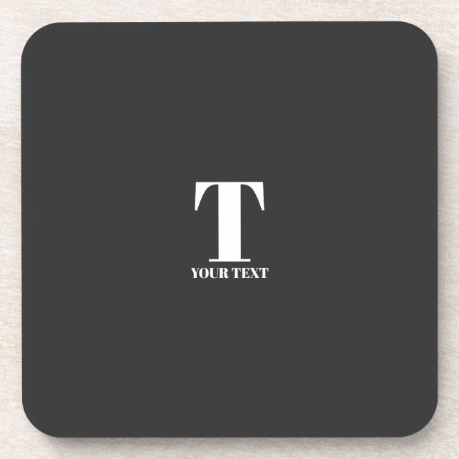 T-Ihr Name individuell Getränkeuntersetzer (Vorderseite)