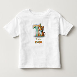 T is for Theo - Personalized Toddler T-Shirt