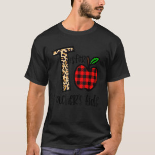 T ist für Lehrer2019 Hilfe zurück zum Schullehrer T-Shirt