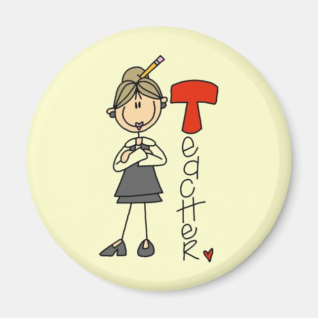 T ist für Lehrer Magnet (Vorne)